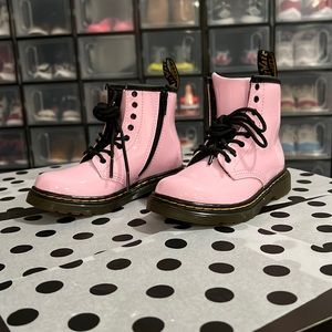 Toddler size 9 pink dr. Martens 1460 boots